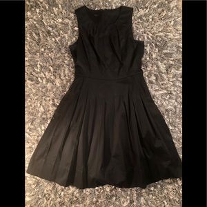 Talbots Black Flare Dress